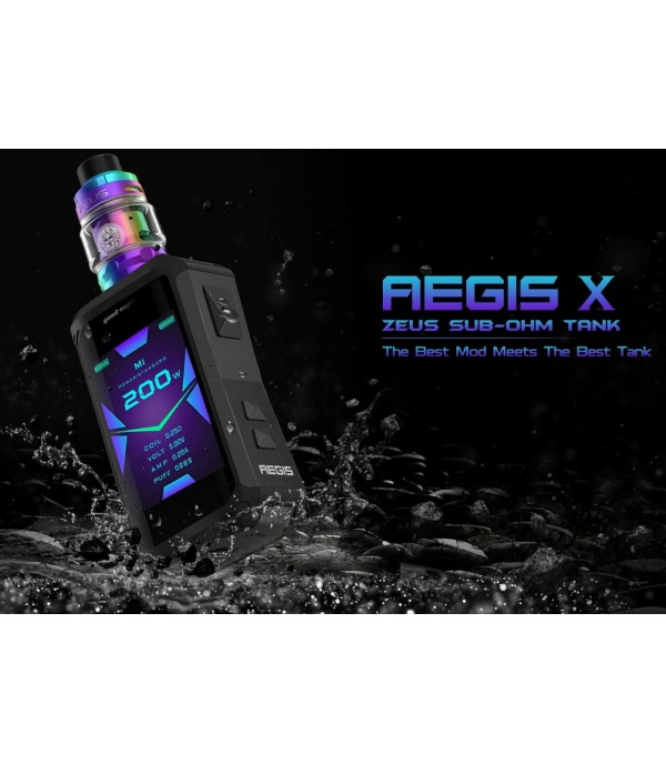 Geekvape Aegis X 200W TC Kit with ZEUS Tank | Special Edition