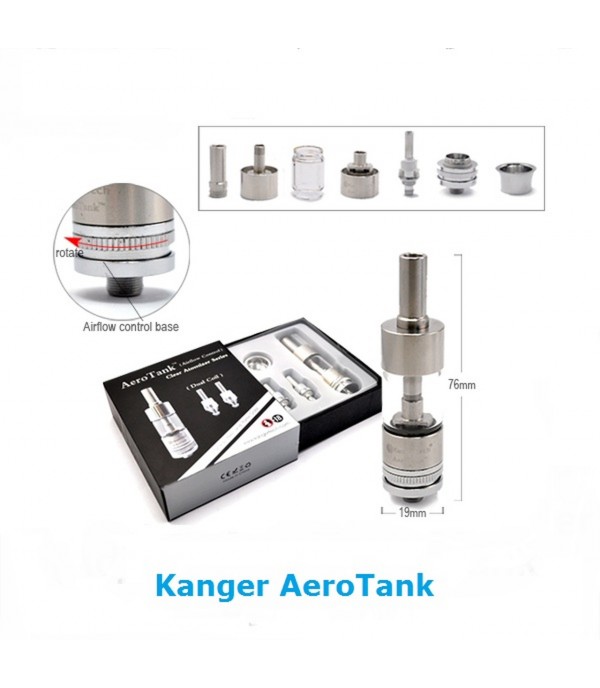 Kanger AeroTank Dual Coil Adjustable Airflow Tank
