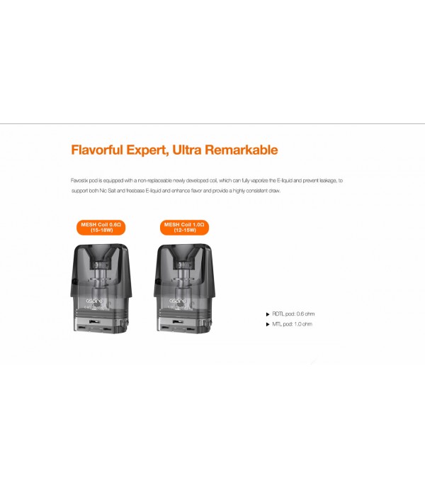 Aspire FAVOSTIX Pod Kit