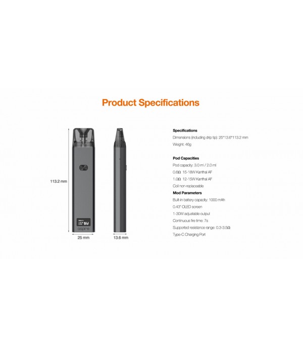 Aspire FAVOSTIX Pod Kit