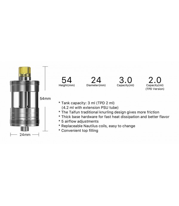 Aspire Nautilus GT Tank