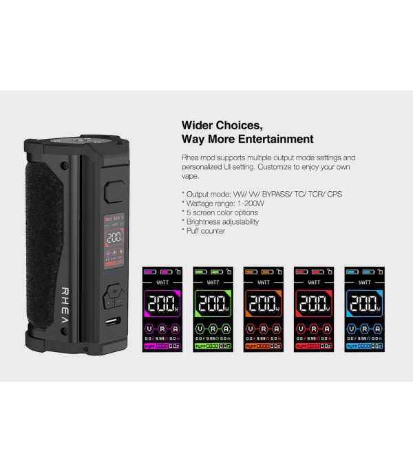 Aspire RHEA 200W Mod