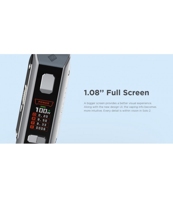 Geekvape Aegis Solo 2 S100 Mod Only